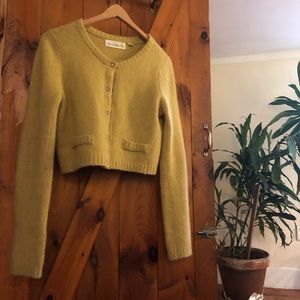 Anthropologie Charlie & Robin Cropped Cardigan